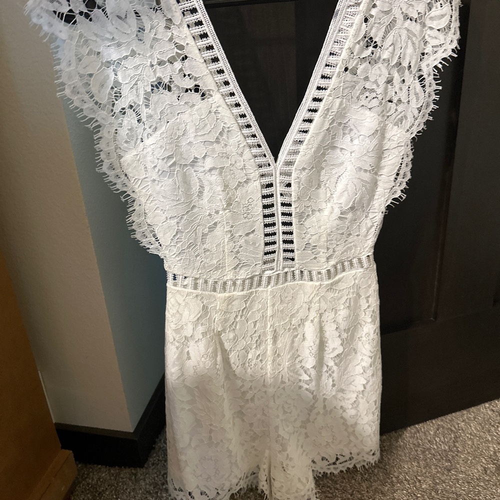 XS Charlotte Russe Lace Romper